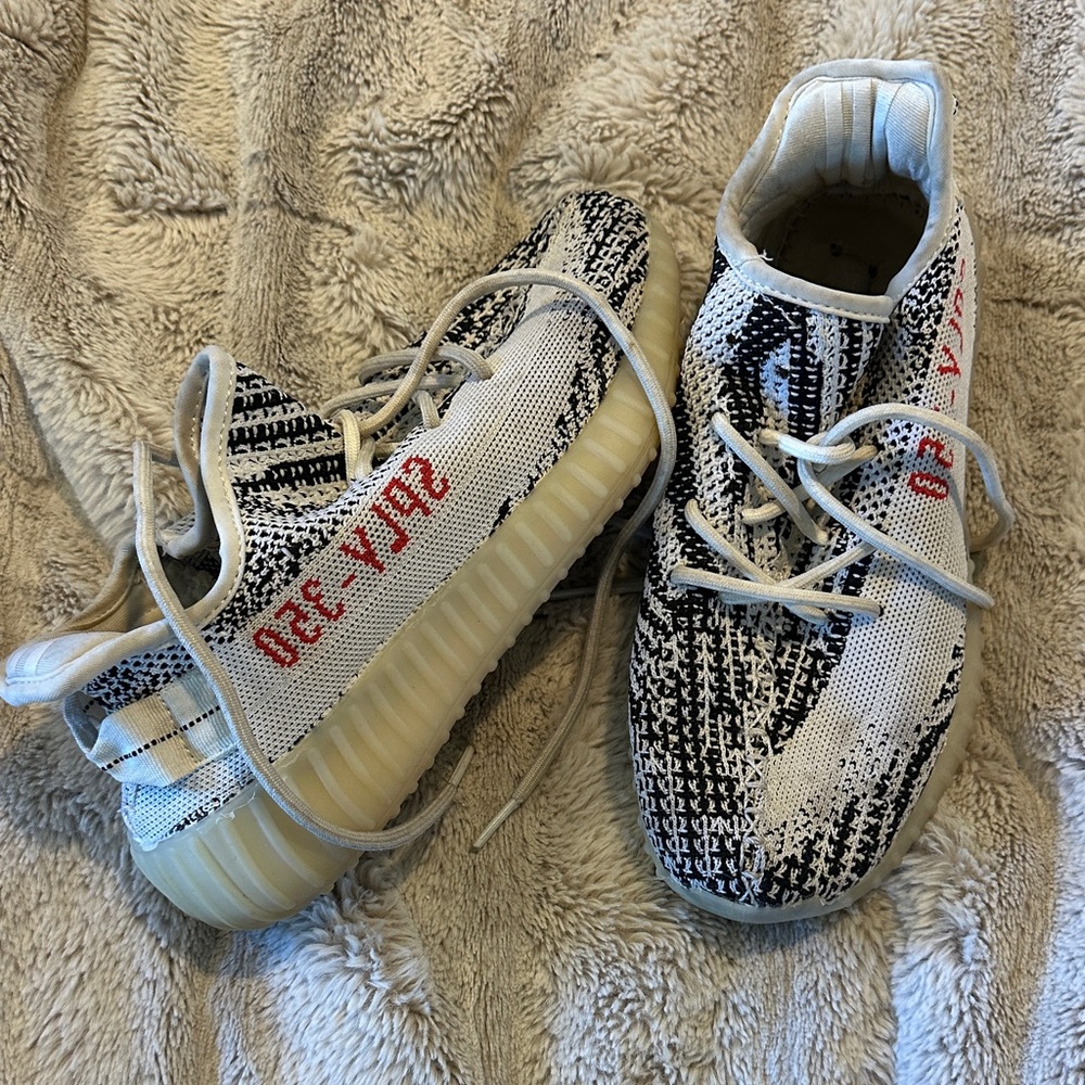 Yeezy Black and White Sneakers